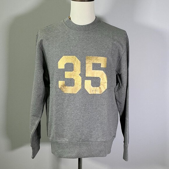 A.P.C. Carolina Men's Size M Grey Sweater NWT